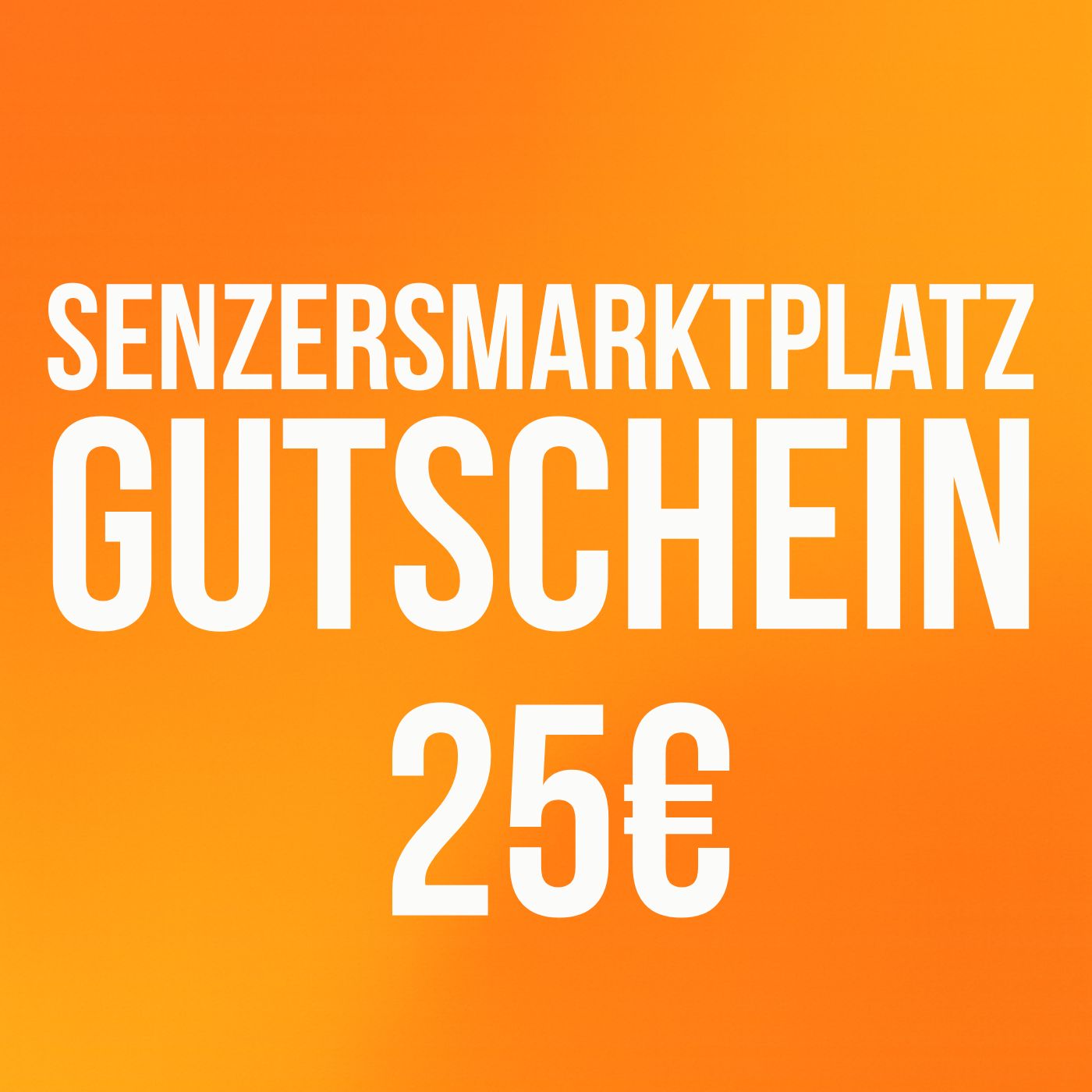 Senzers Marktplatz-Gutschein