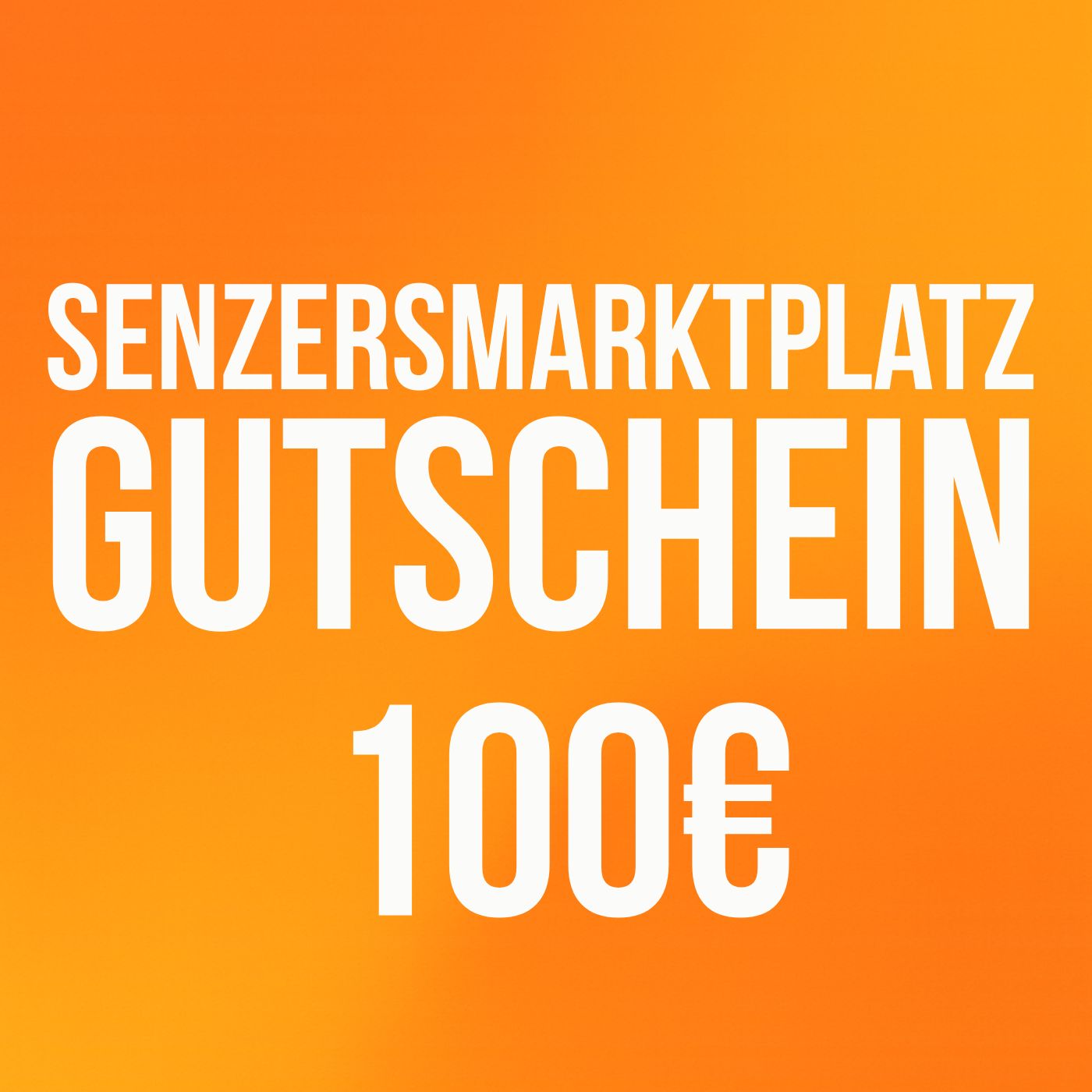 Senzers Marktplatz-Gutschein